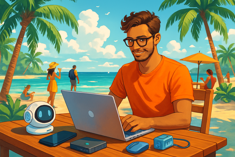 Digital Nomads, Meet AI: Transforming Work and Adventure