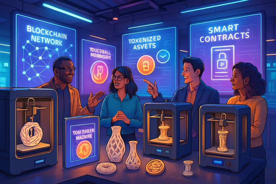 The Great Tokenization: How Blockchain Will Democratize Ownership and Transform the 3D Printing Economy