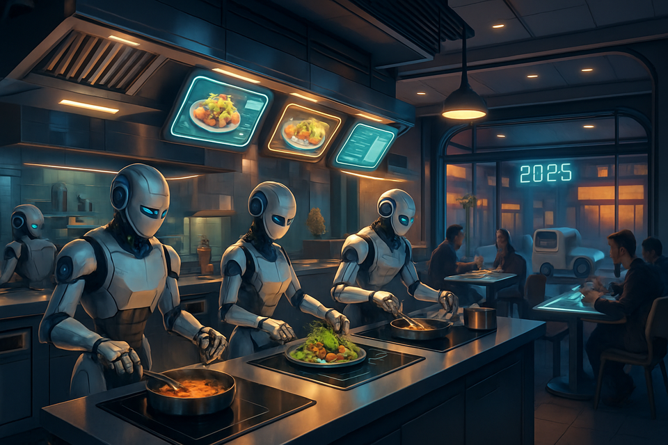 Robot Chefs and AI-Powered Kitchens: Inside the Automated Restaurants of 2025