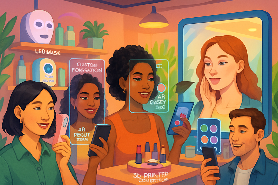 The Hyper-Personalized Beauty Revolution: How AI & AR Are Transforming Skincare and Self-Expression in 2025