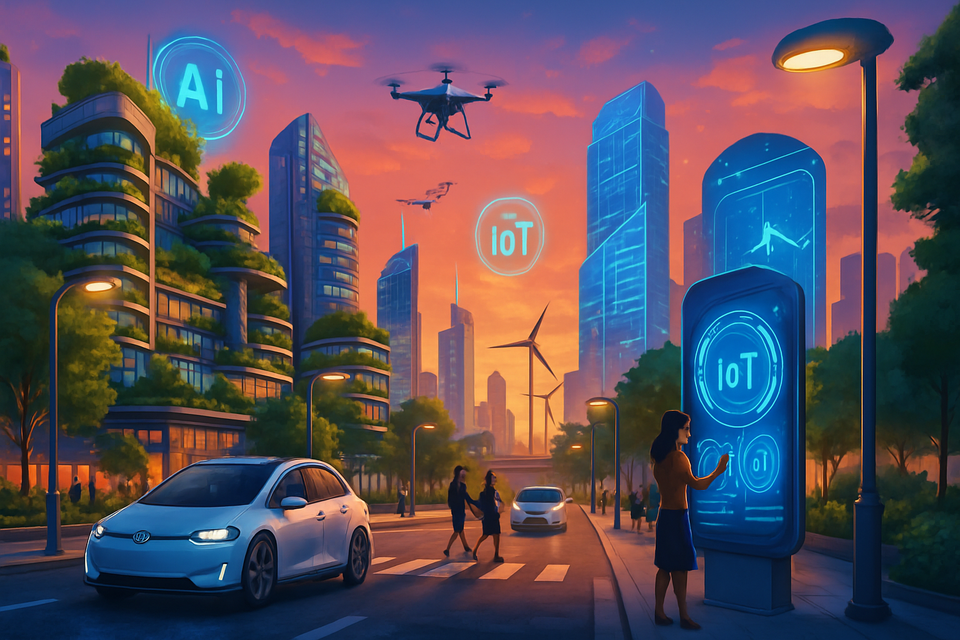 The AI-Driven Smart City: How AI, IoT, and Robotics Are Creating Urban Billions