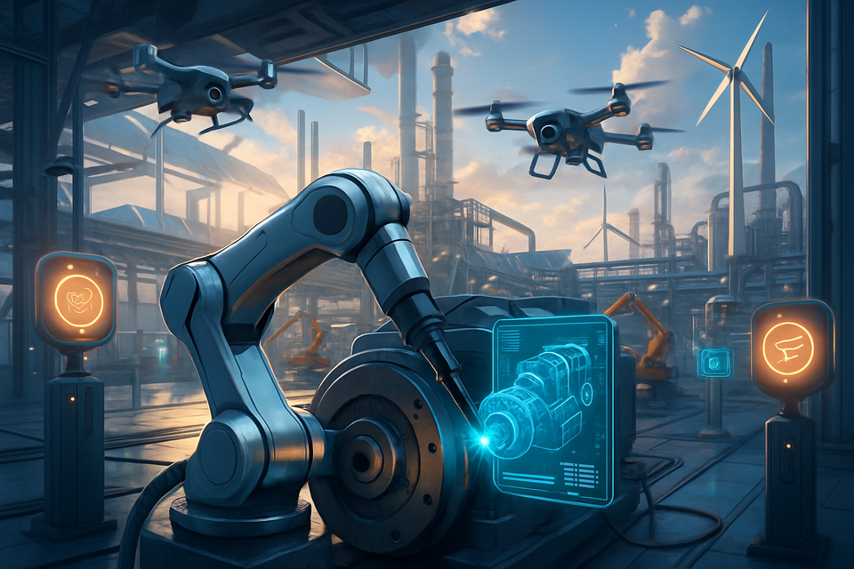 Beyond Sensors: The Rise of Autonomous Maintenance Ecosystems—How AI, Robotics, and Digital Twins Are Creating Self-Healing Industries (2025–2035)