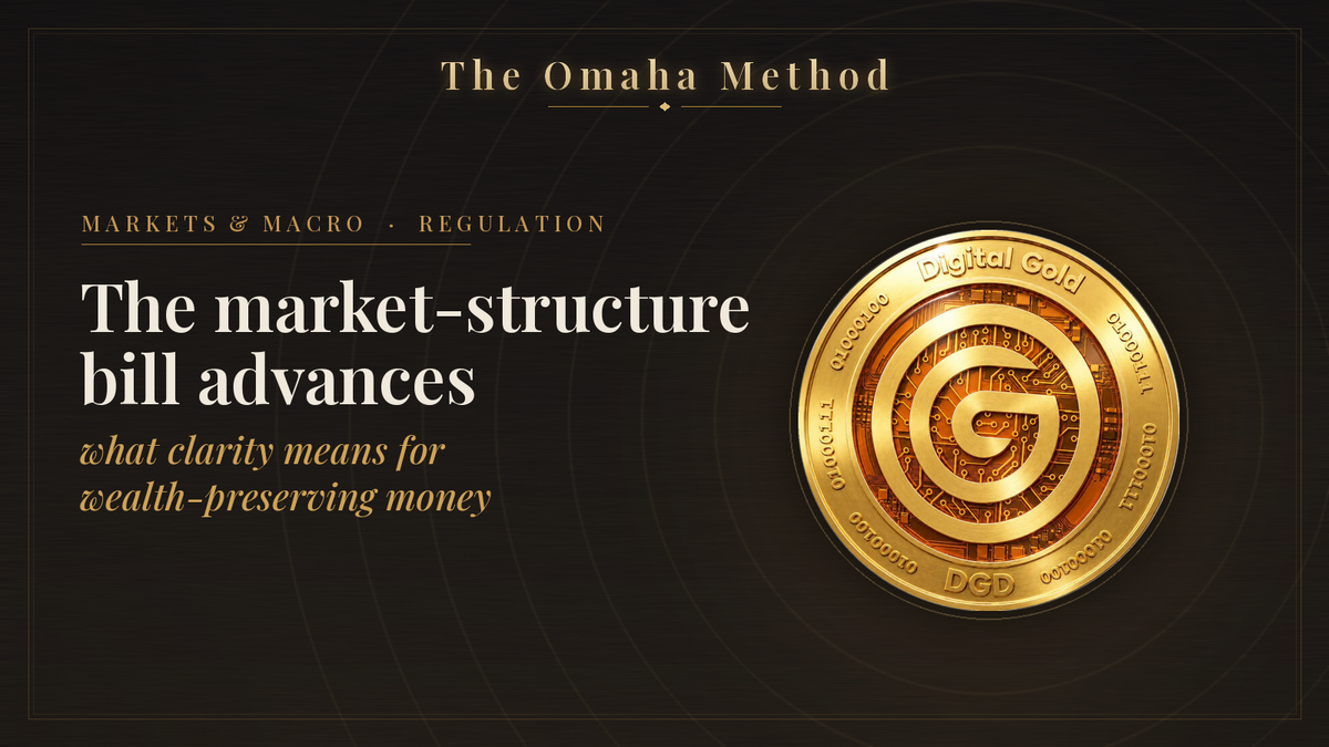 The crypto market structure bill clears the Senate Banking Committee — what it actually means