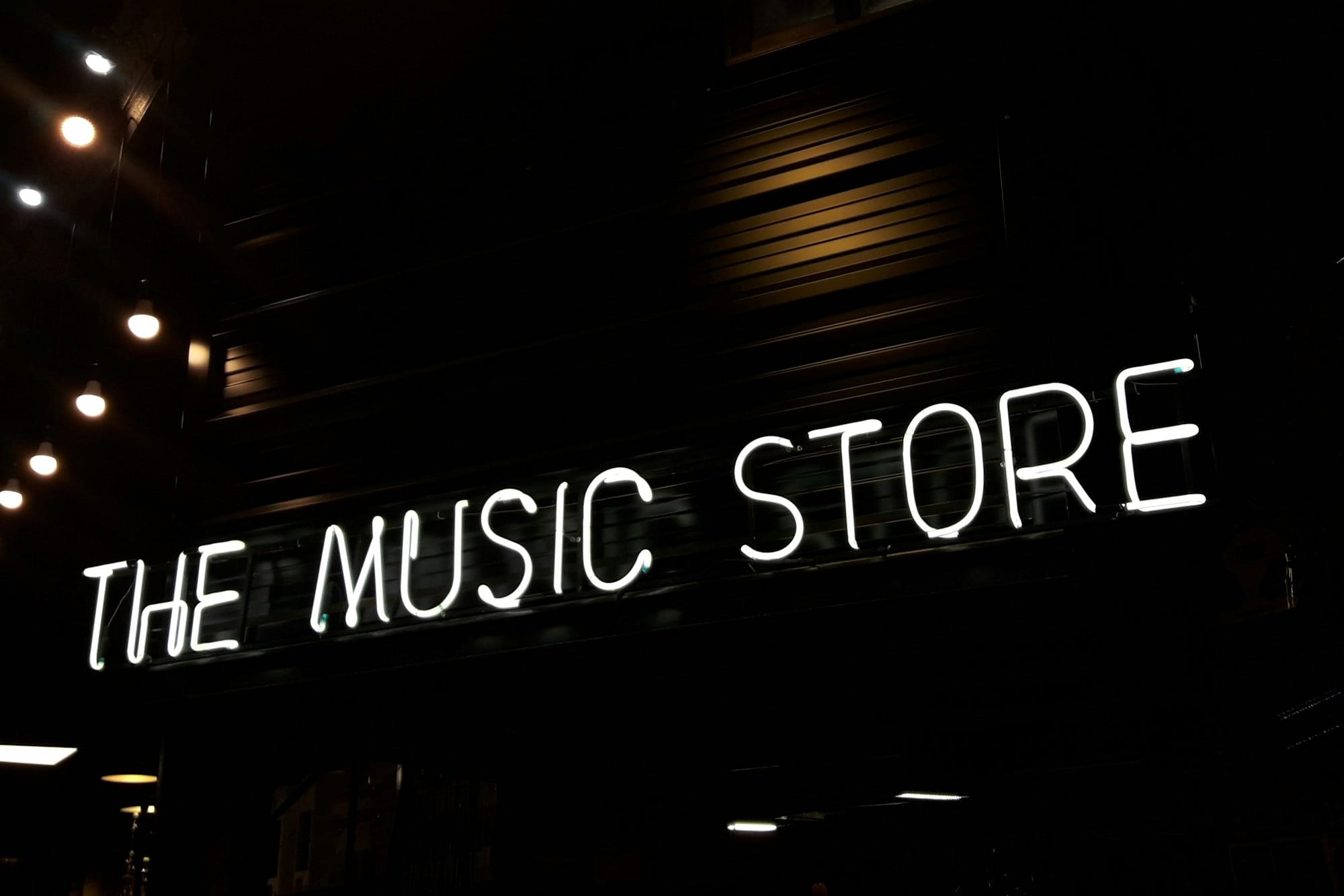 The Music Store facade