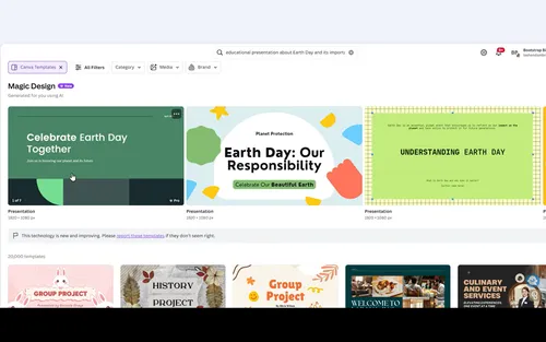 canva magic studio interface