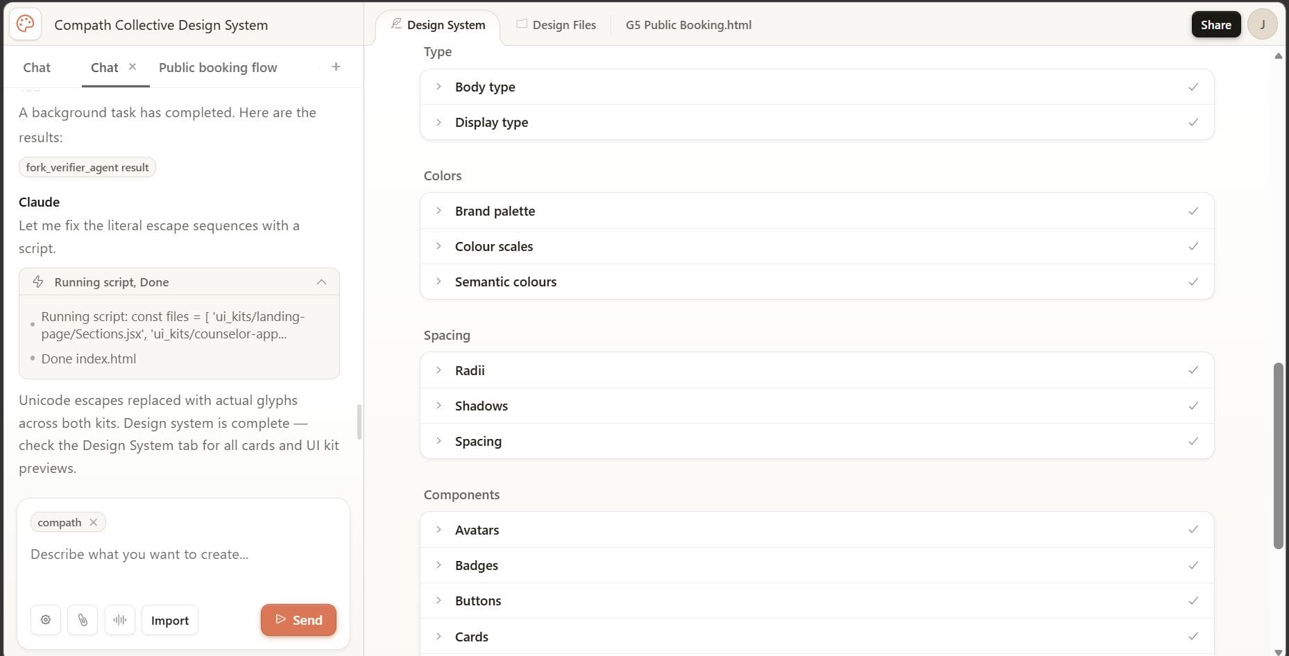 Joey Tran Claude design- design system process