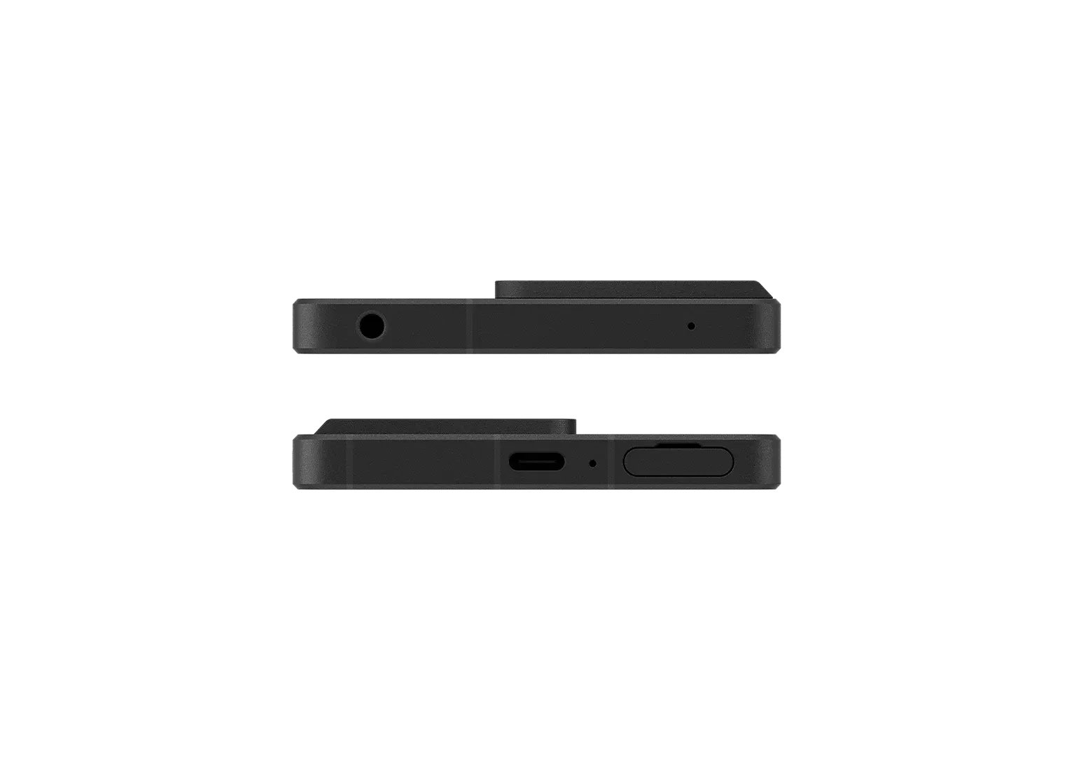Sony Xperia 1 VIII 3.5mm headphone jack and microSD slot