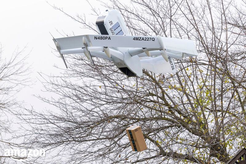 Amazon launches drone delivery trials in the US Post feature image