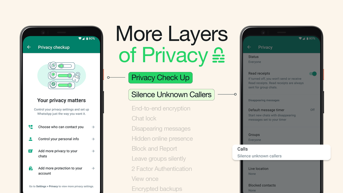 WhatsApp wants you to silence unknown callers Post feature image