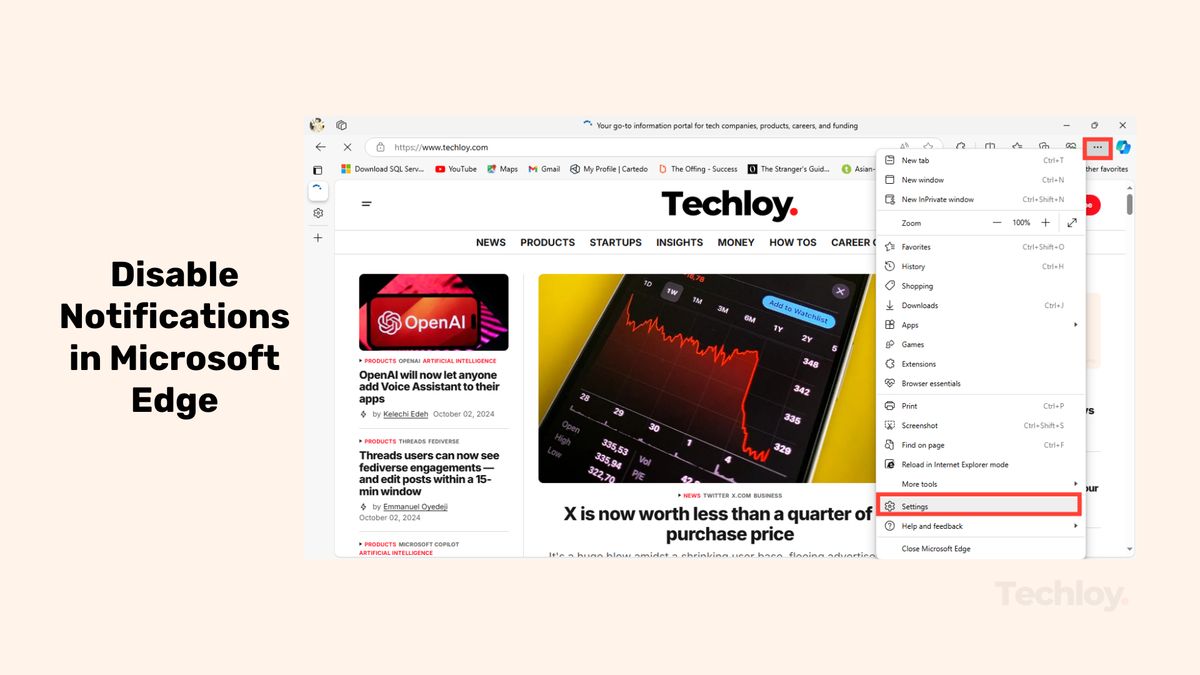 How to Disable Notifications in Microsoft Edge Post feature image