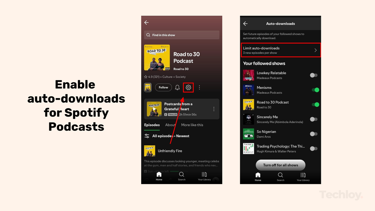 How to Enable Auto Download for Spotify's Podcasts & Shows Post feature image