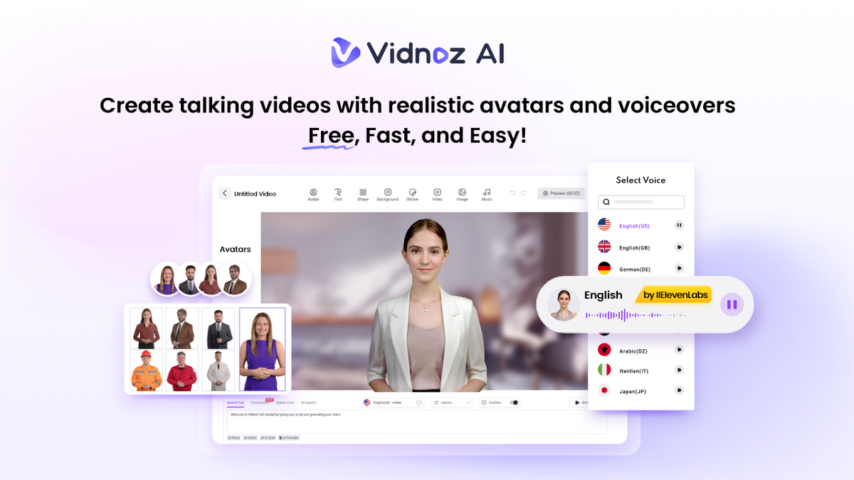 Vidnoz AI Review: Free AI Video Generator for Everyone Post feature image