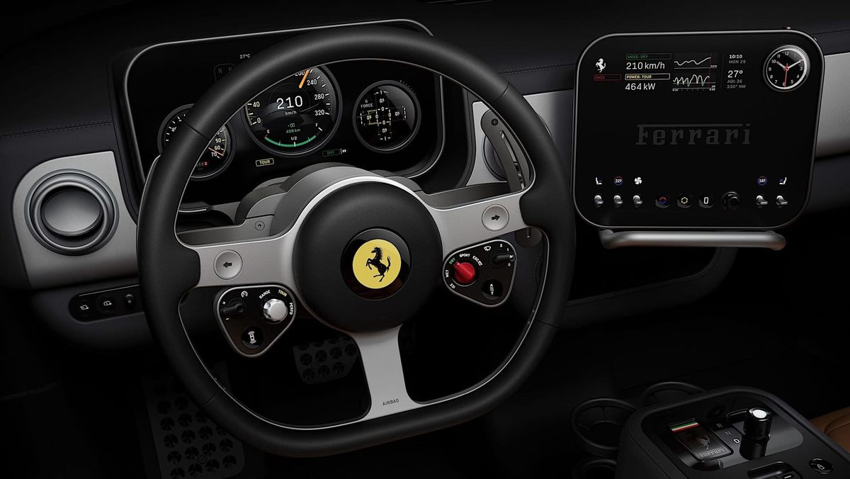 Ferrari Reveals First Electric Car Interior Designed by Jony Ive Post feature image