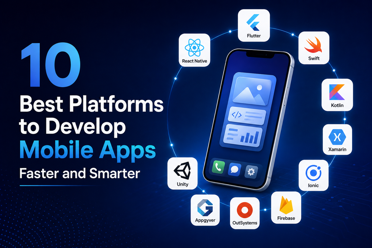 10 Best Platforms to Develop Mobile Apps Faster and Smarter Post feature image