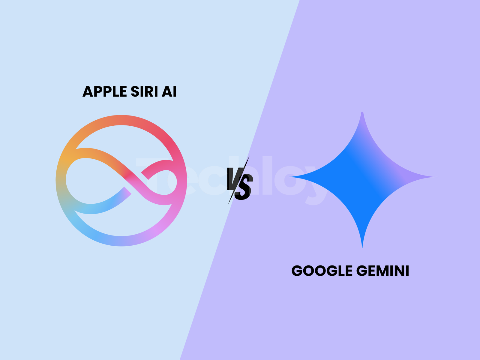 Apple Siri AI vs Google Gemini Post feature image