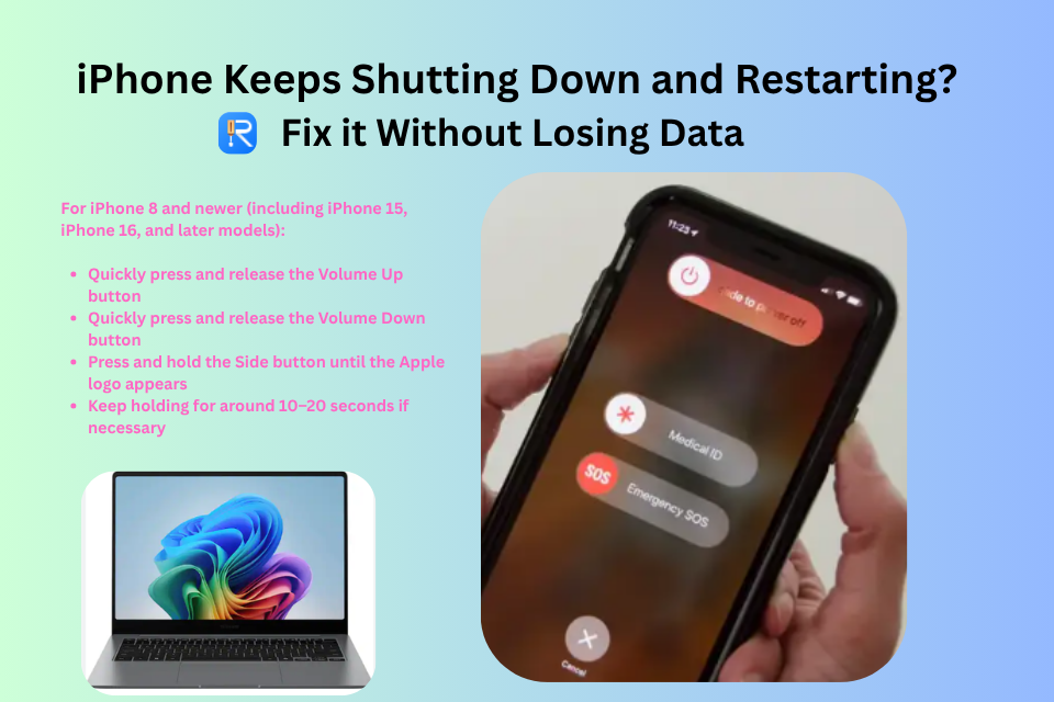 iPhone Keeps Shutting Down and Restarting? Fix it Without Losing Data Post feature image