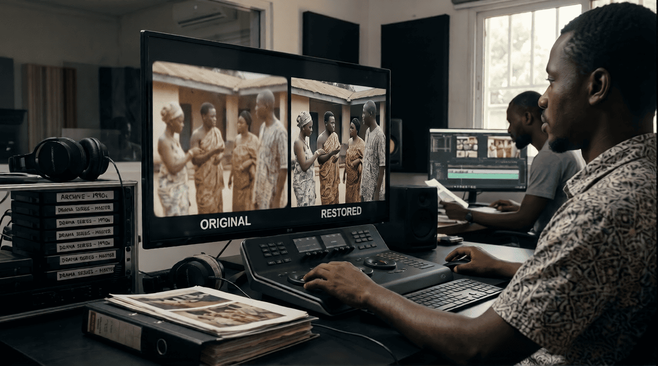 What an AI Video Upscaler Unlocks in an African Studio's Back Catalogue Post feature image