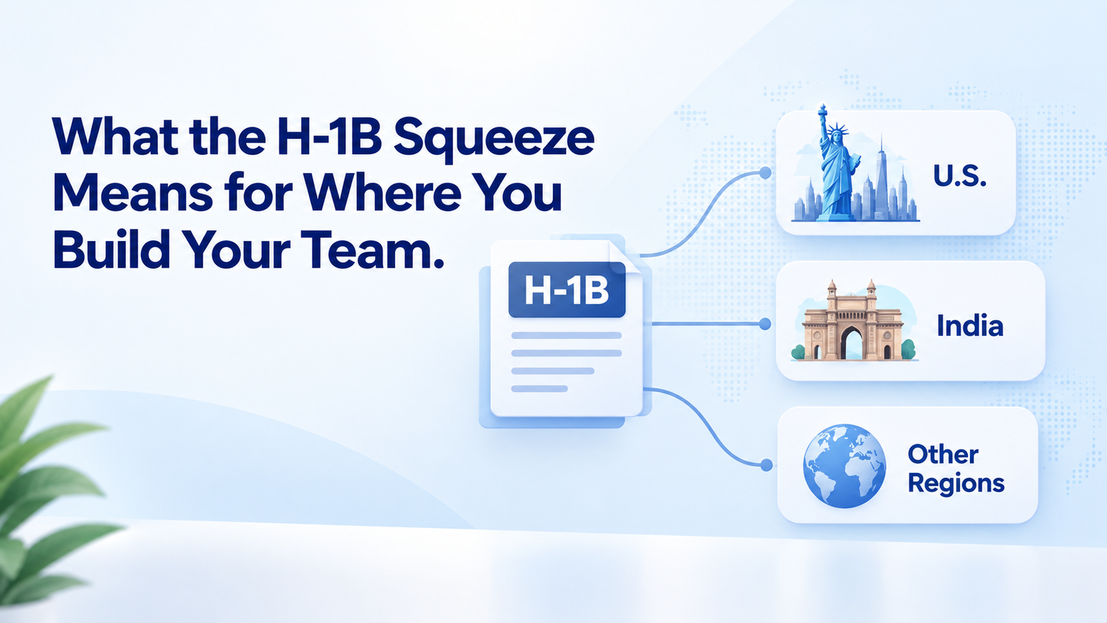 What the H-1B Squeeze Means for Where You Build Your Team Post feature image