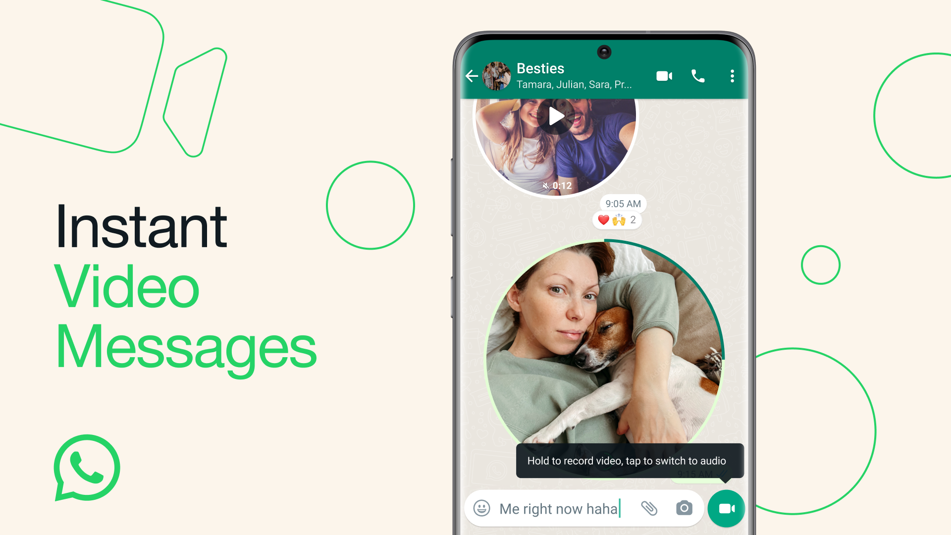 WhatsApp's new instant video messages – and how to use it Post image