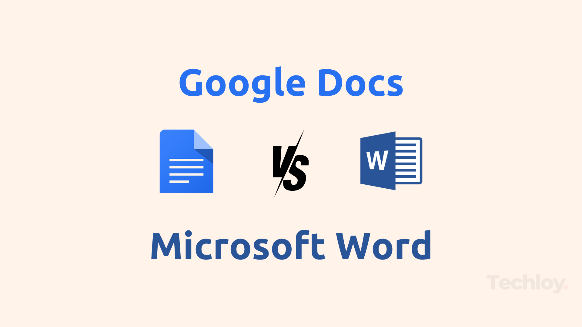 INFOGRAPHIC: Google Docs vs Microsoft Word Post image
