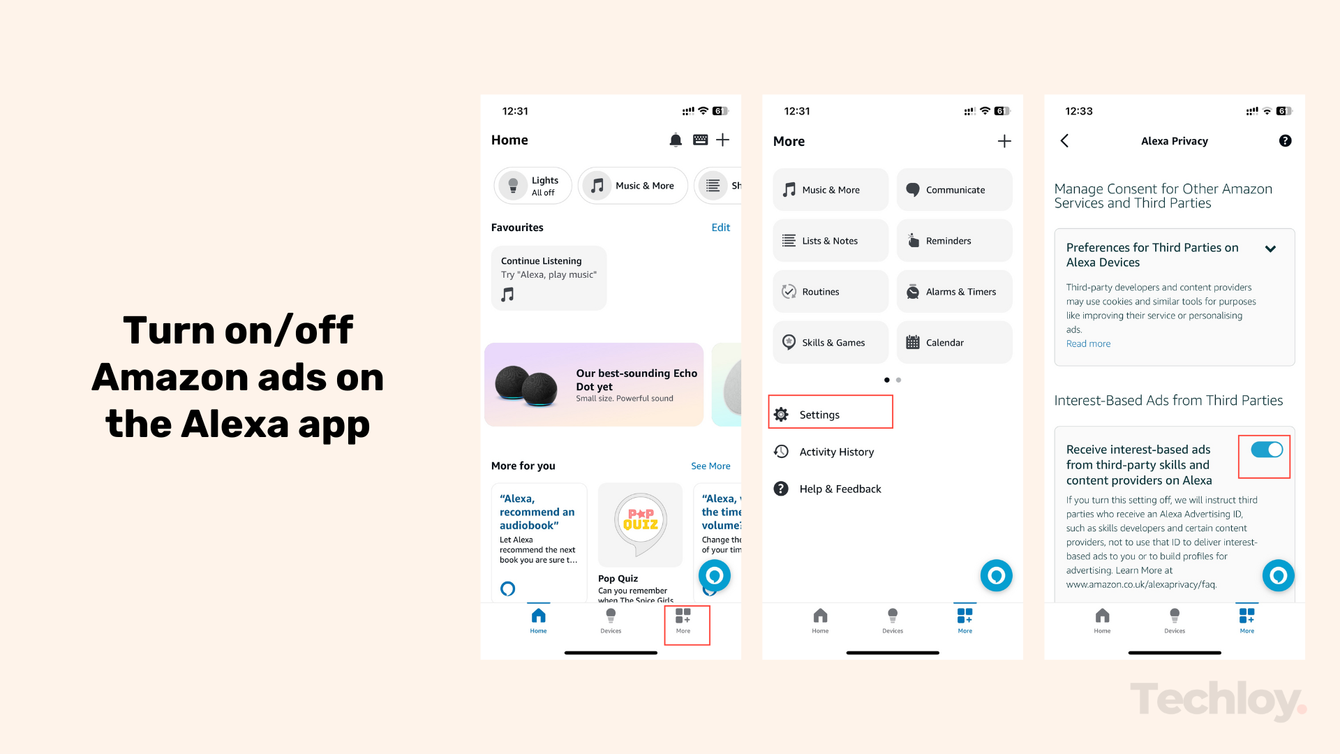 How to turn off Amazon ads on the Alexa app Post image