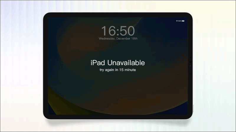 iPad Says 'Unavailable' Message on Screen? Fix It Now! Post image