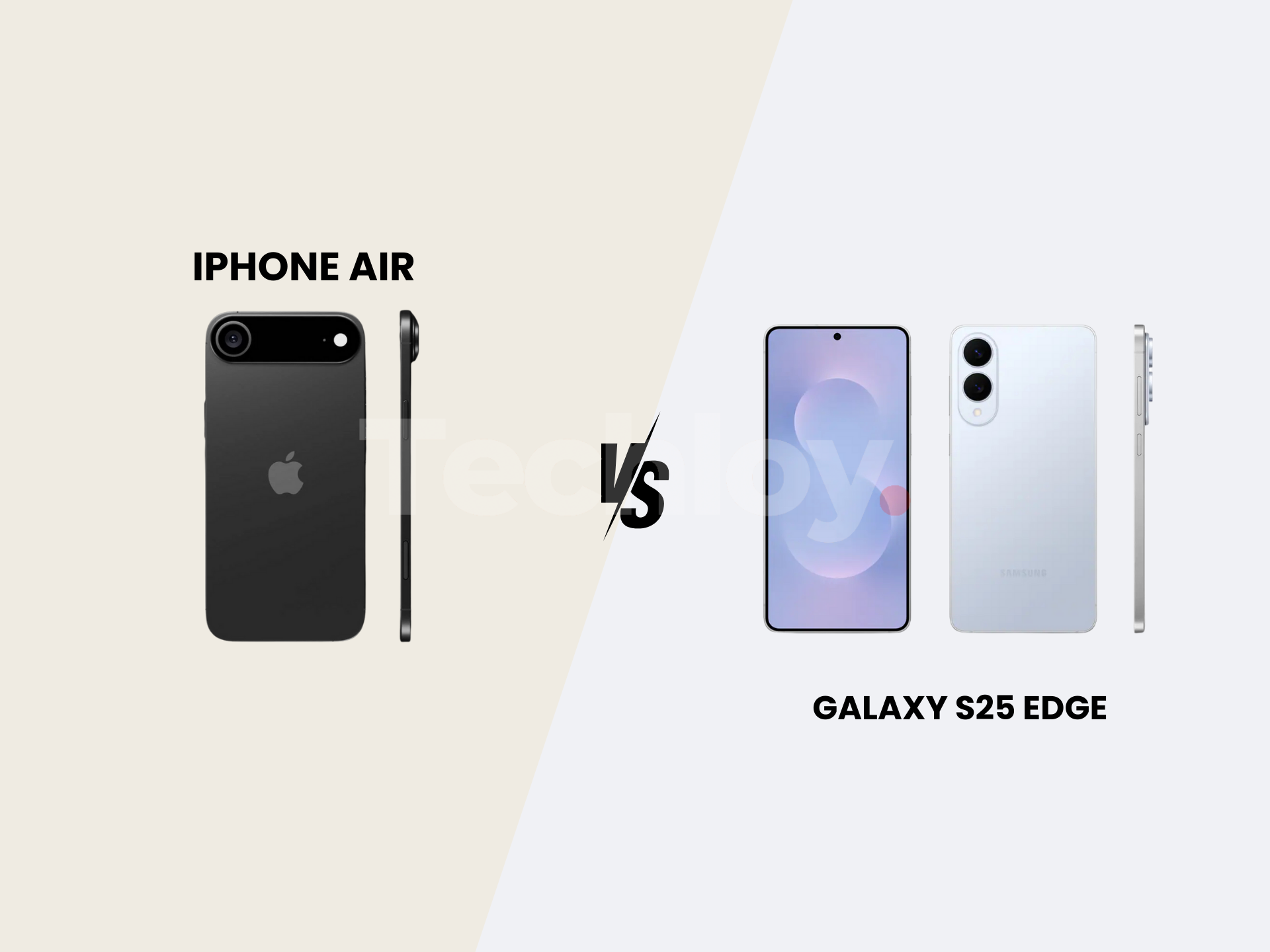 iPhone Air vs. Samsung Galaxy S25 Edge Post image
