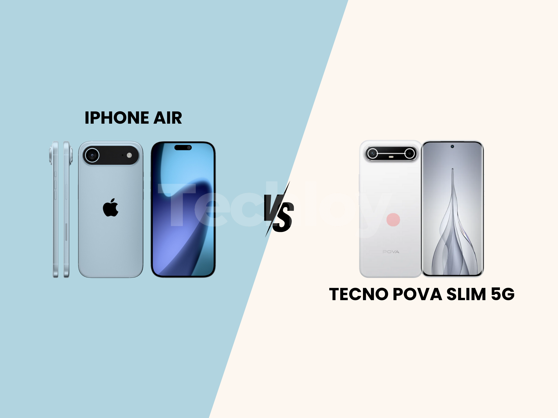 iPhone Air vs. Tecno Pova Slim 5G Post image