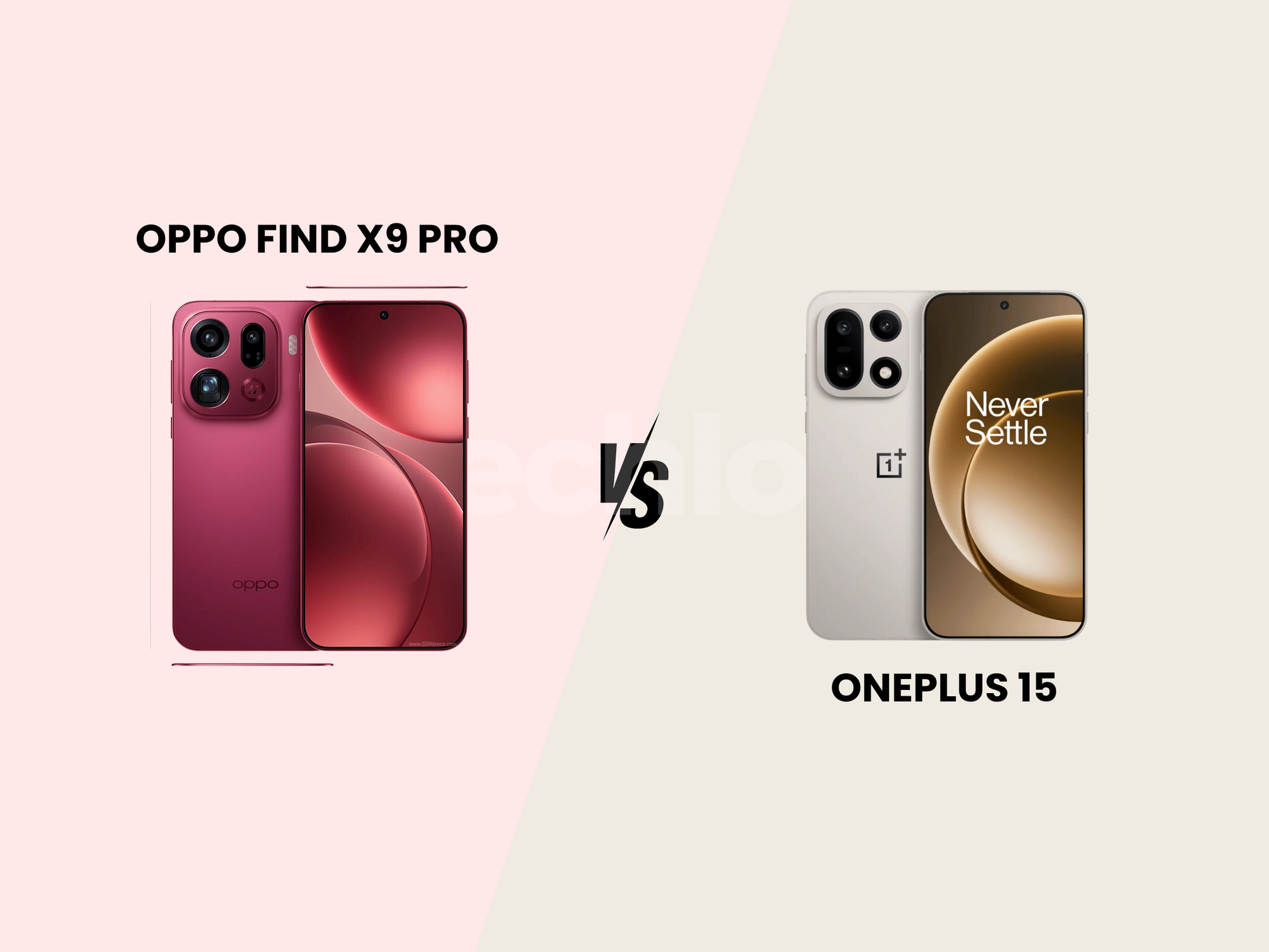 Oppo Find X9 Pro vs OnePlus 15 Post image