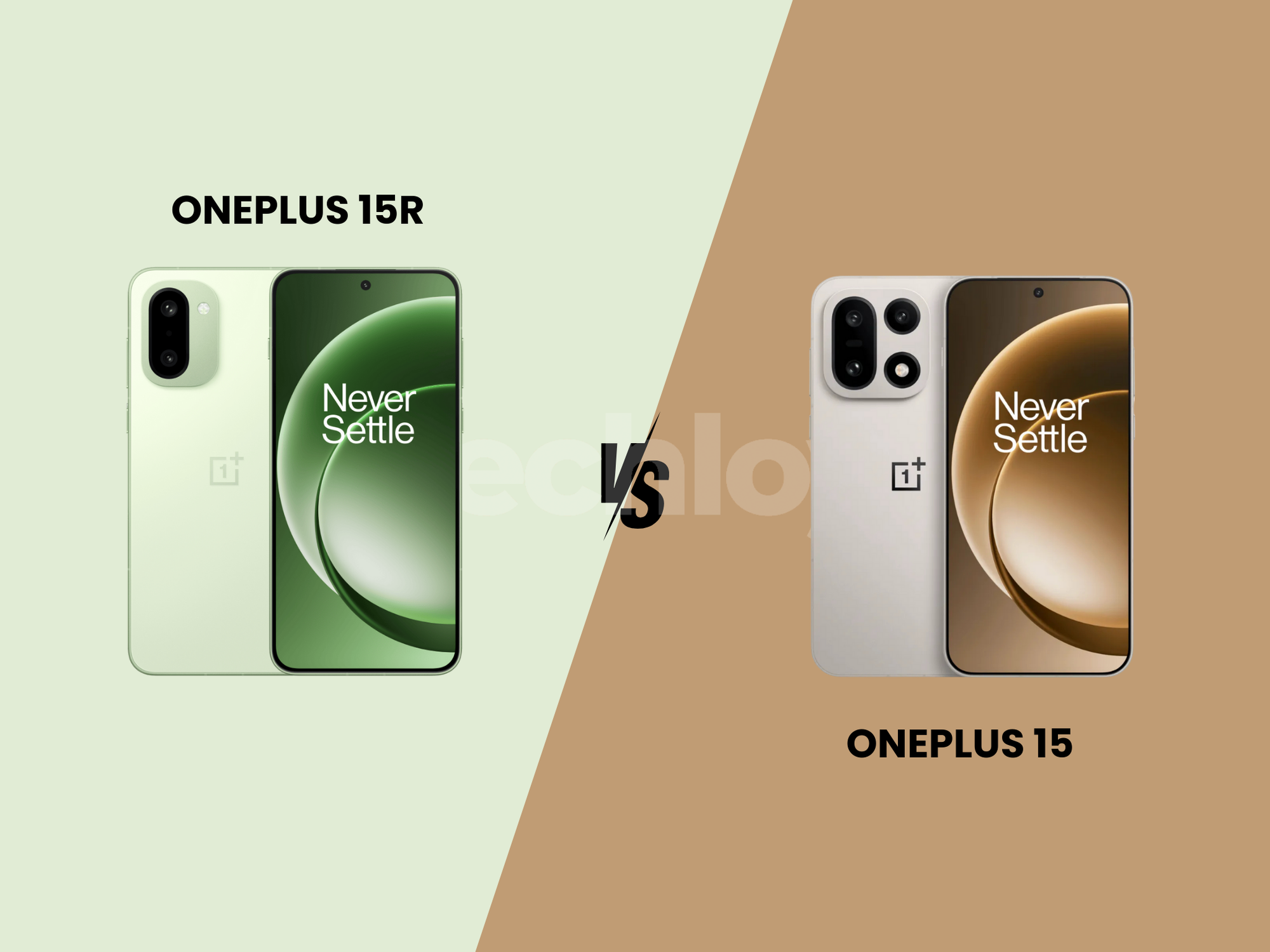 OnePlus 15R vs OnePlus 15 Post image