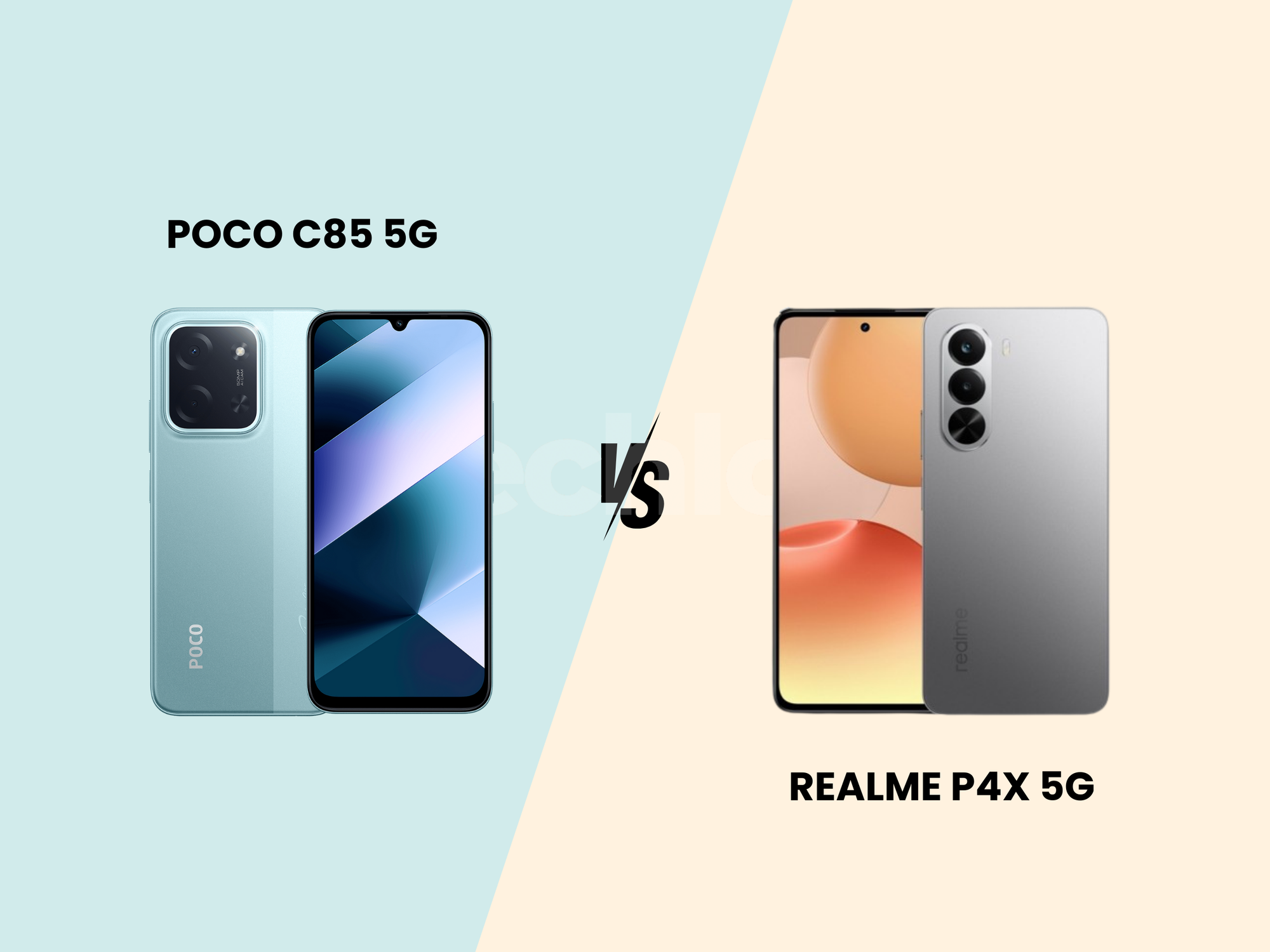 Poco C85 5G vs Realme P4x 5G Post image