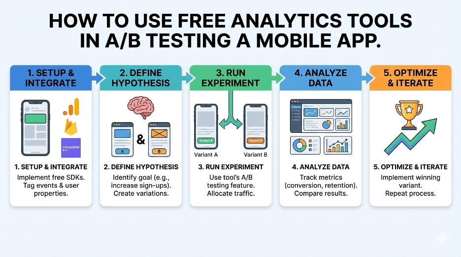 How to Use Free Analytics Tools in A/B Testing a Mobile App Post image