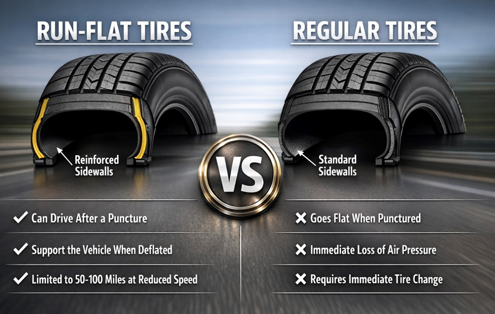 Run-Flat Tires vs Regular Tires: What’s the Real Difference? Post image