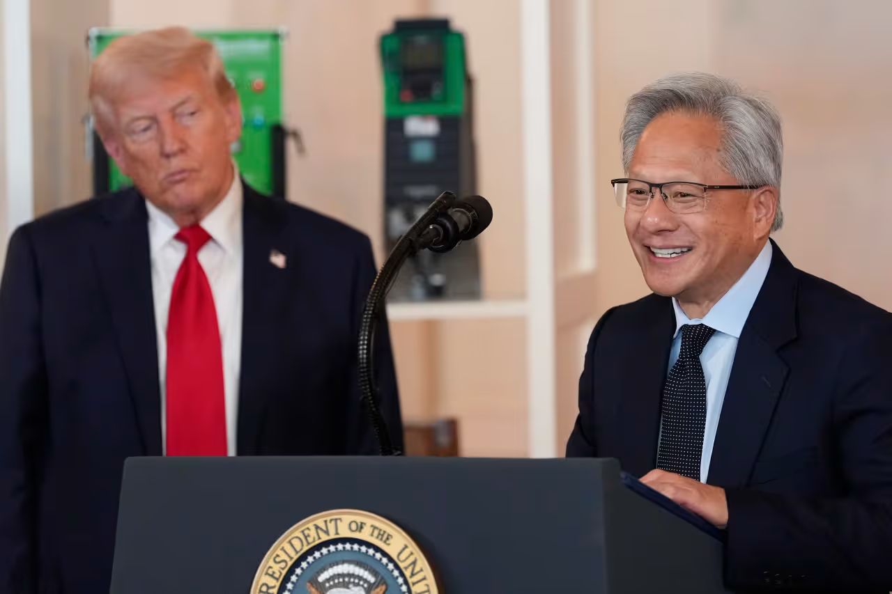 Jensen Huang Joins Trump in Beijing After Nvidia H200 Shipments to China Stall Post image