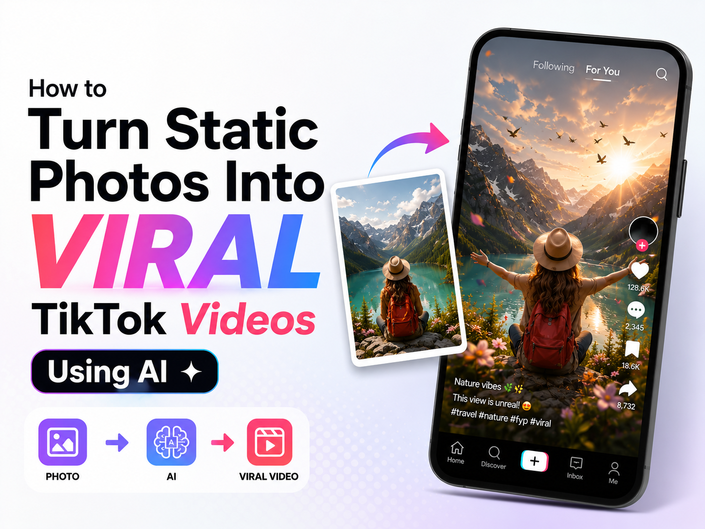 How to Turn Static Photos Into Viral TikTok Videos Using AI Post image