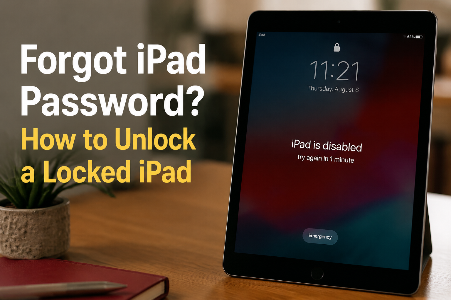 Forgot iPad Password? How to Unlock a Locked iPad Post image