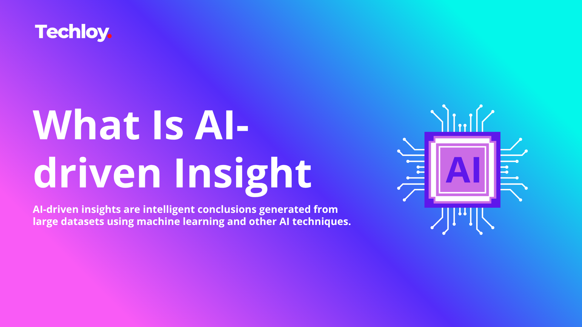 WHAT IS: AI-driven Insights Post feature image