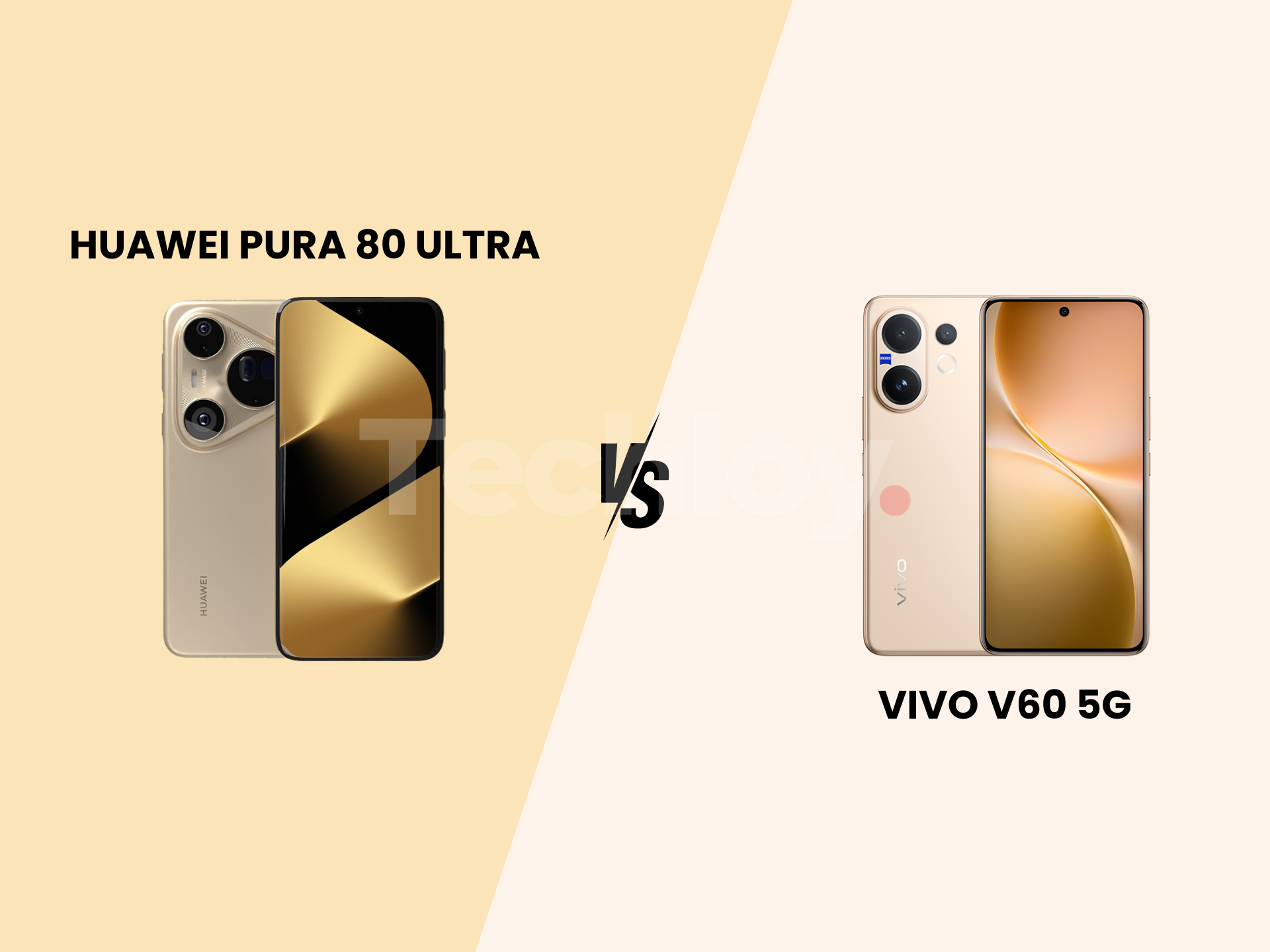 Huawei Pura 80 Ultra vs. Vivo V60 5G