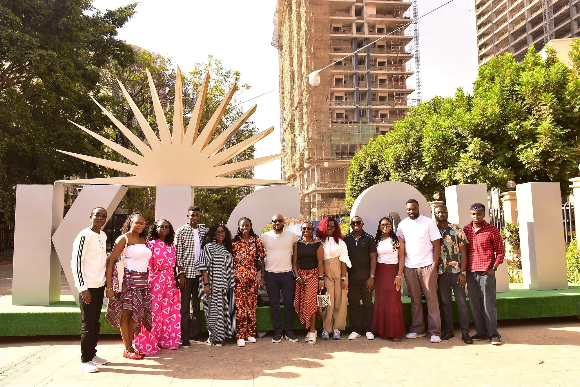 The Techloy Team at the Kigali CarFree Zone
