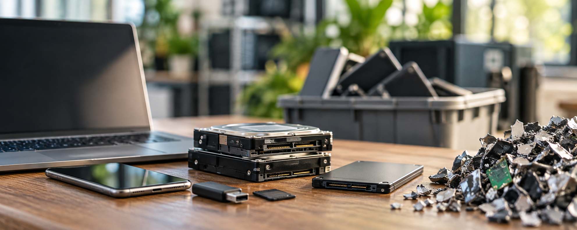 Wipe, degauss or shred? How to choose the right data destruction method Post feature image