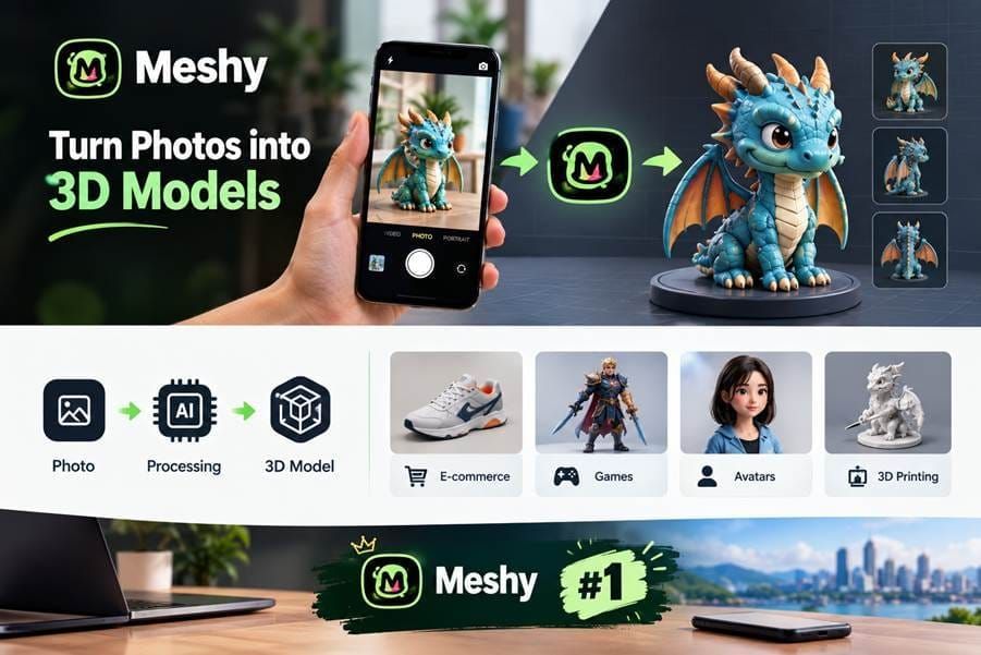 How to Turn Photos into 3D Models with AI: The Best Tools Compared Post feature image
