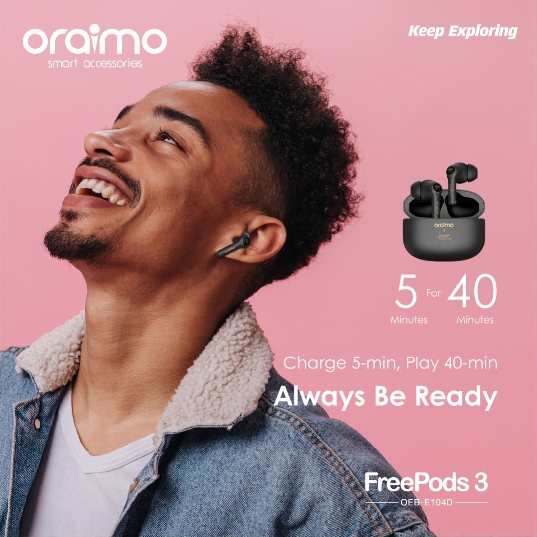 Get More Power On the Go with the New oraimo FreePods 3 Post image