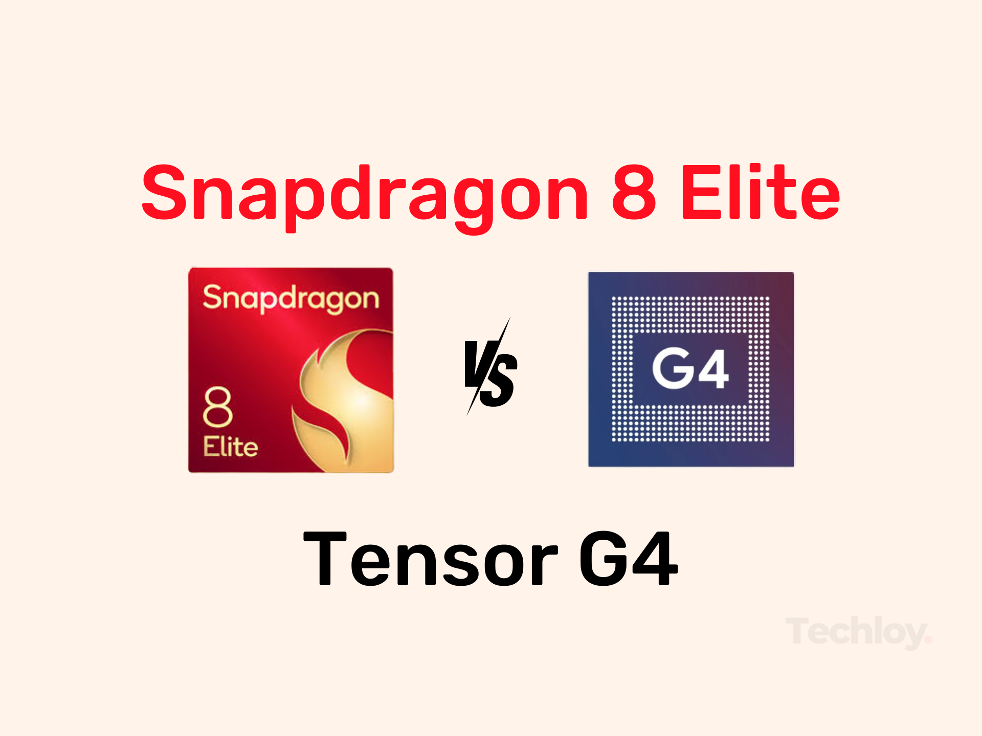 INFOGRAPHIC: Snapdragon 8 Elite vs Tensor G4 — Which Has Better Performance? Post image