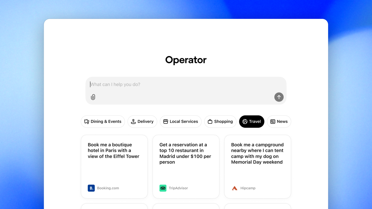 OpenAI launches Operator, an AI agent to help you perform tasks autonomously Post image