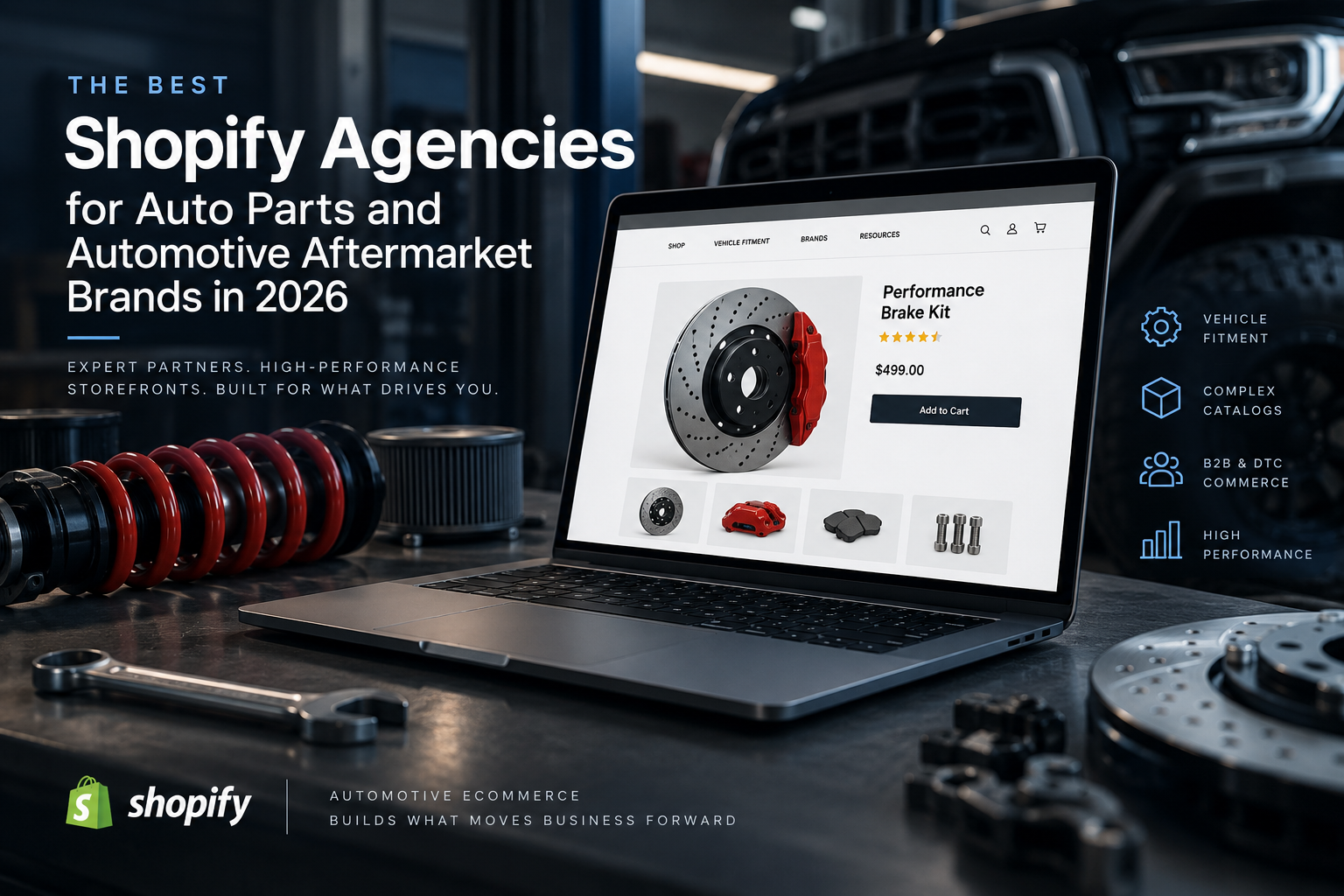 Best Shopify Agencies for Auto Parts and Automotive Aftermarket Brands in 2026 Post image
