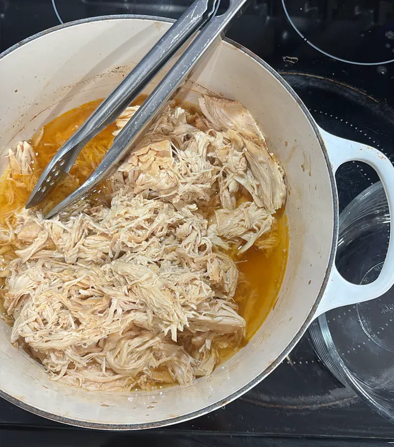 The Easiest Shredded Chicken