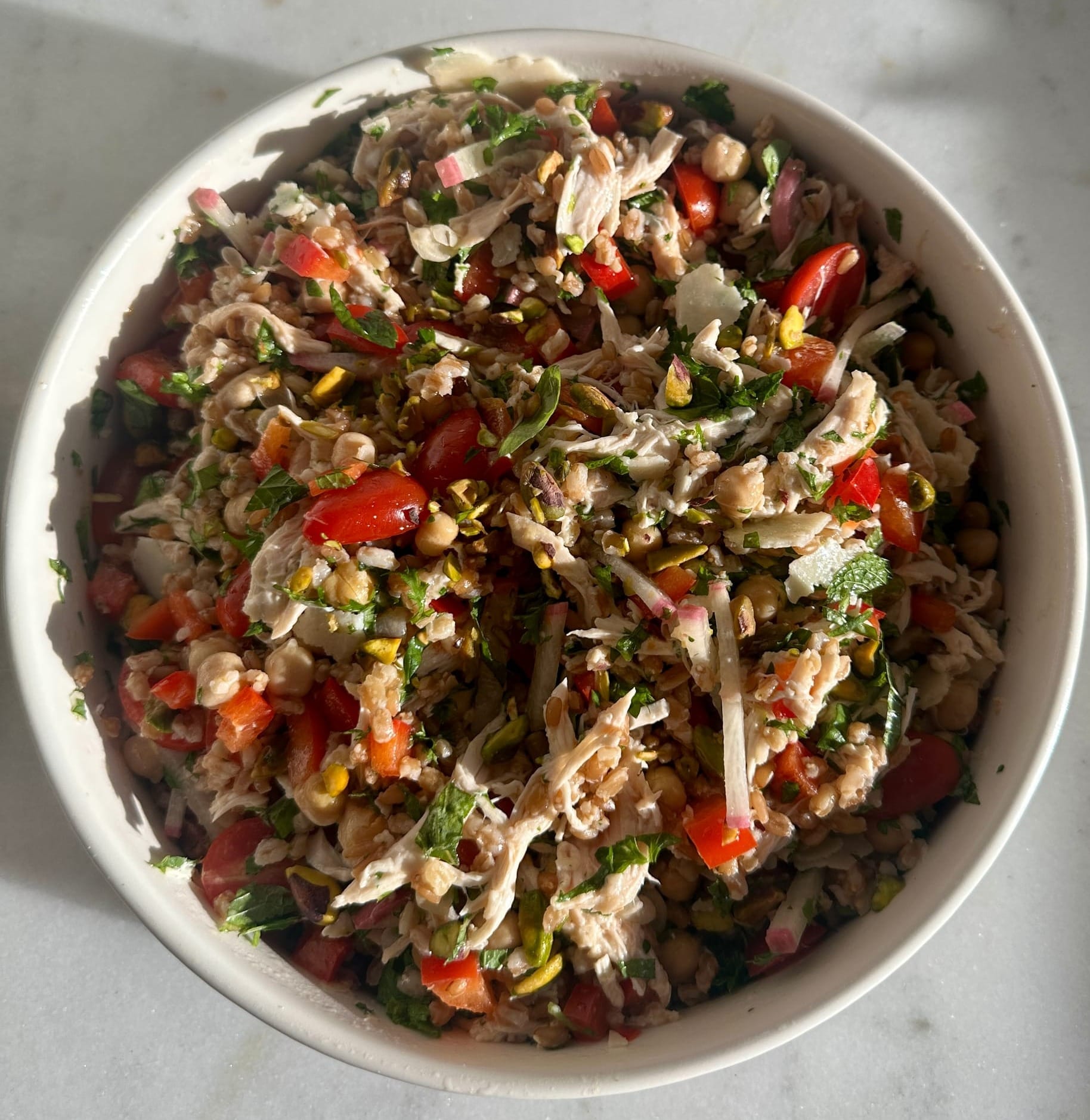 Herby Farro Salad