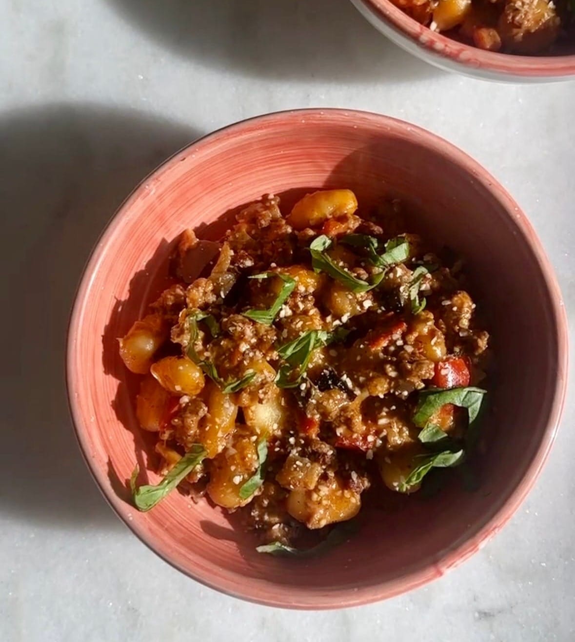 Skillet Gnocchi with Sausage & Eggplant