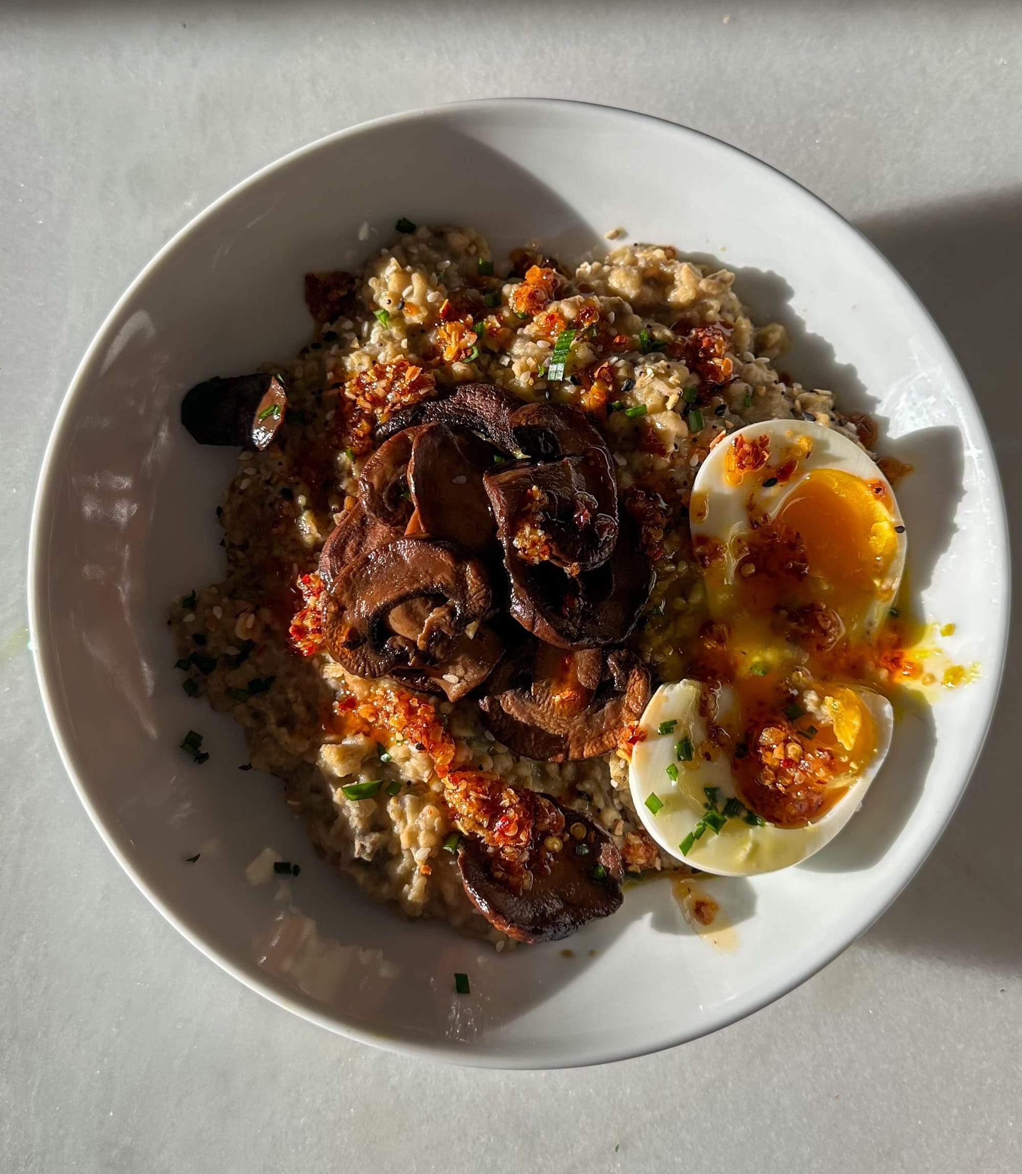 Savory Breakfast Lentils & Oats