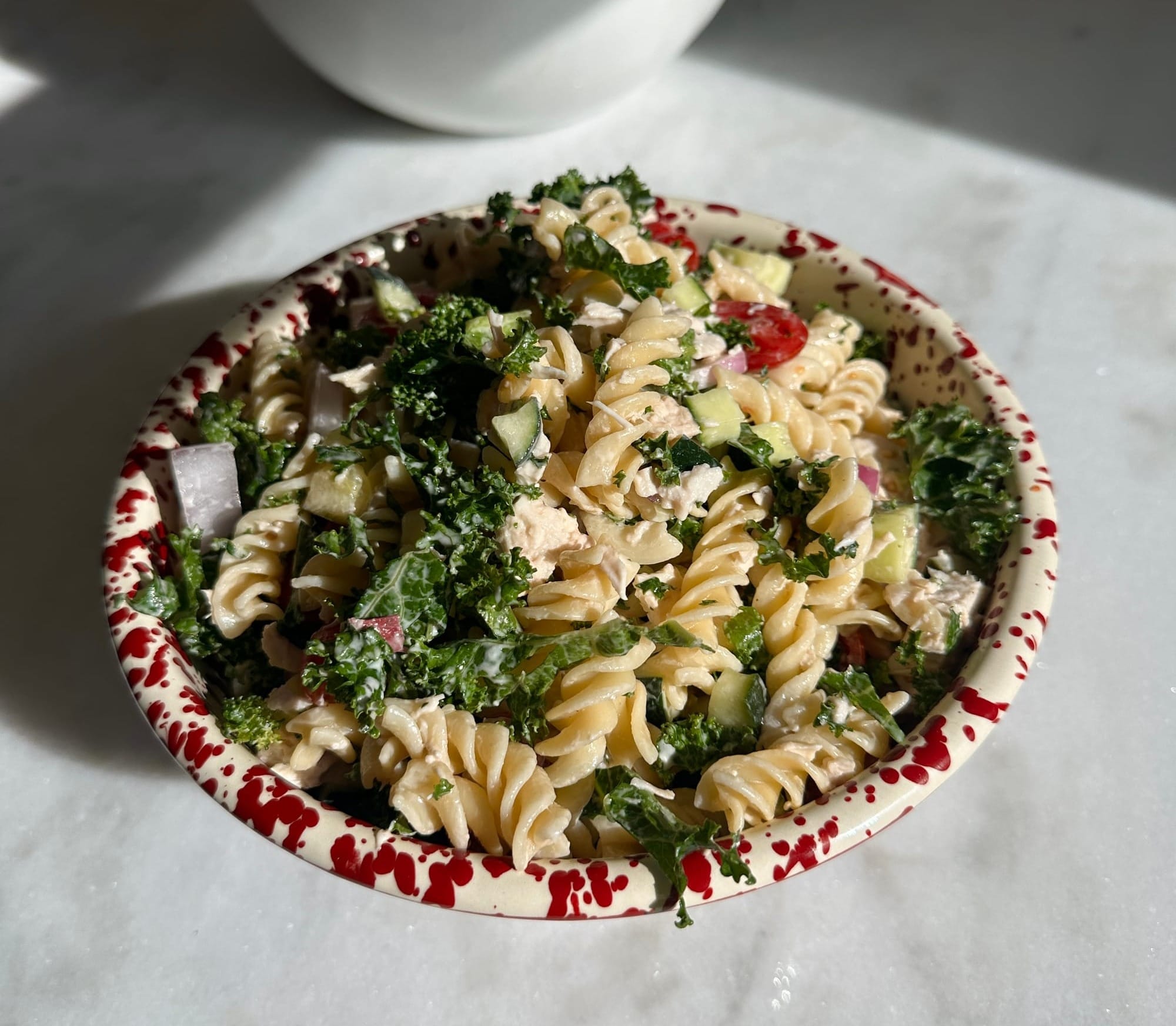 Dill Pickle Pasta Salad